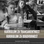 Projekat "Kurikulum za transparentnost, kurikulum za odgovornost"